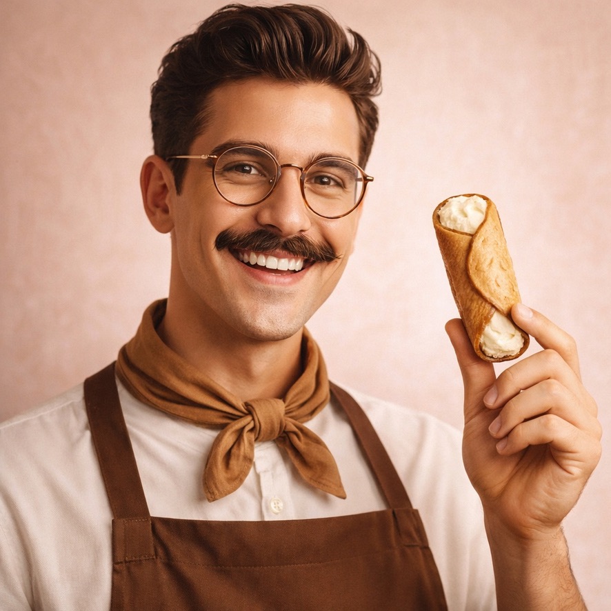 The Cannoli Guy Logo